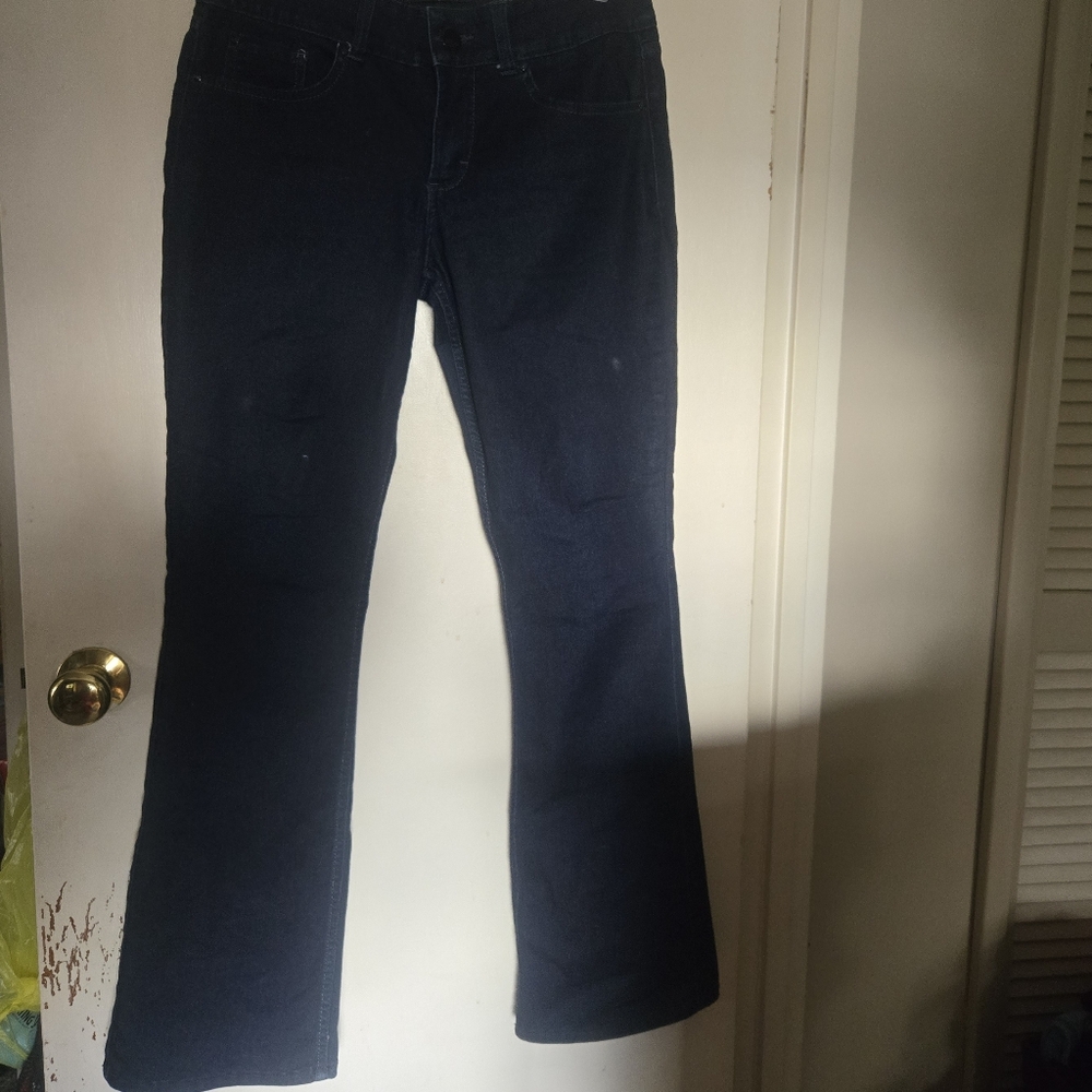 Women's- Riders By Lee- Dark Blue Denim Jeans- 10M